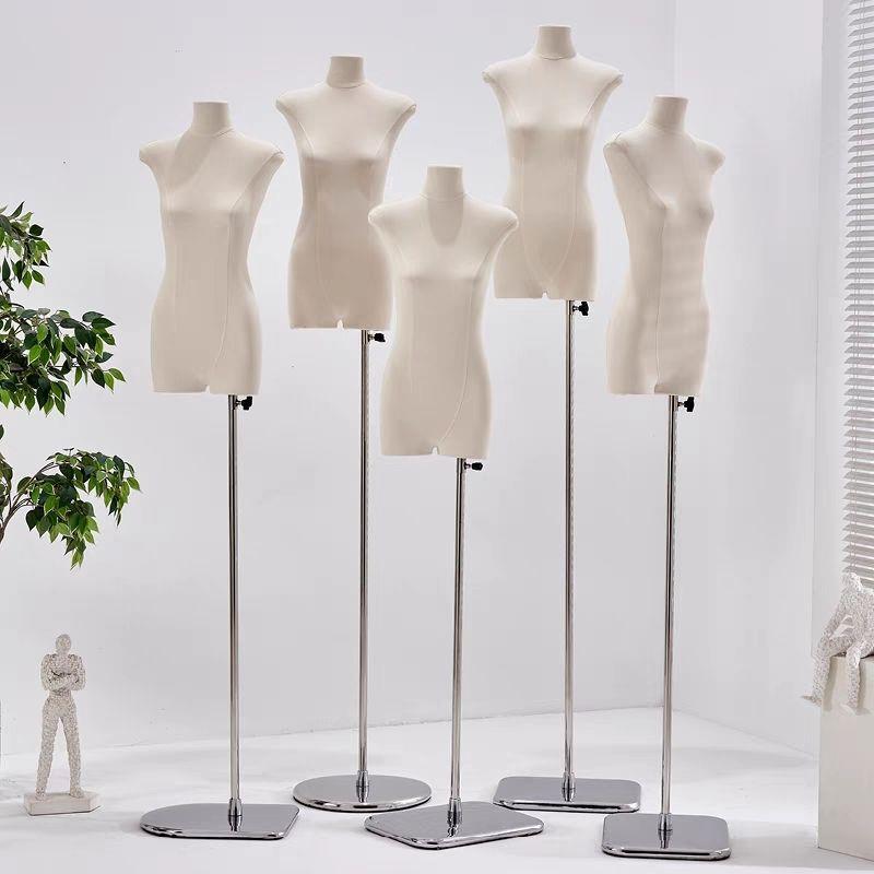 2025新款纸片模特扁身模特小胸模特平肩服装店道具女装直角肩