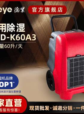 德业DYD-K60A3工业手推除湿机别墅地下室抽湿机大功率5米排水泵