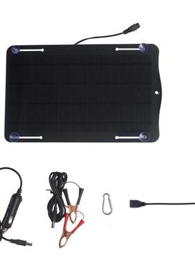 10W18V太阳能板充电器单晶硅太阳能板充12V-18V汽车汽车电池