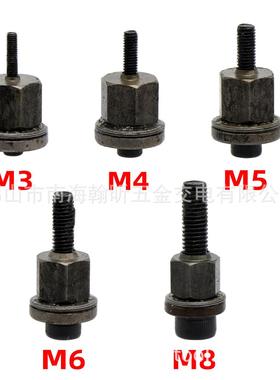 5PCS拉铆螺母枪拉姆头拉铆工具铁板螺母焊接家用多功能铆螺母配件