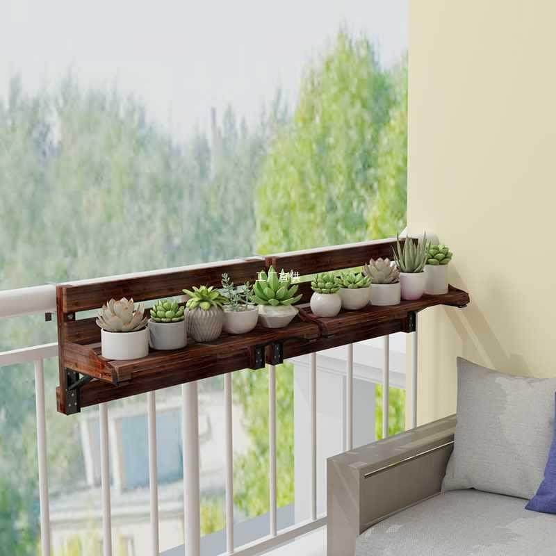 实木栏杆花架阳台悬挂窗户花架置物架折叠窗台花架挂式简约花架子,纺织面料/辅料/配套,纺织机械配件,淘宝优惠券,粉丝福利购,淘宝优惠卷