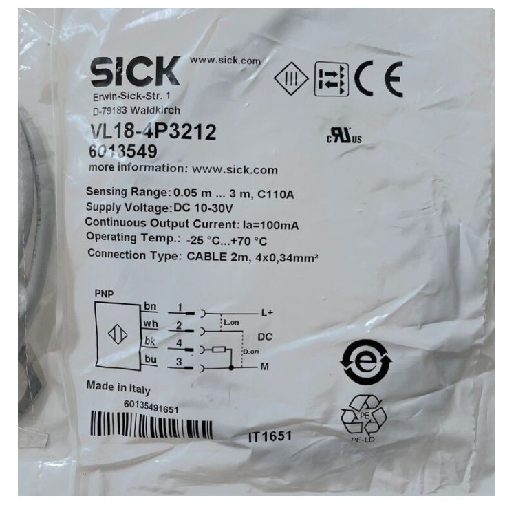 西克SICK接近开关VL18-4P3212