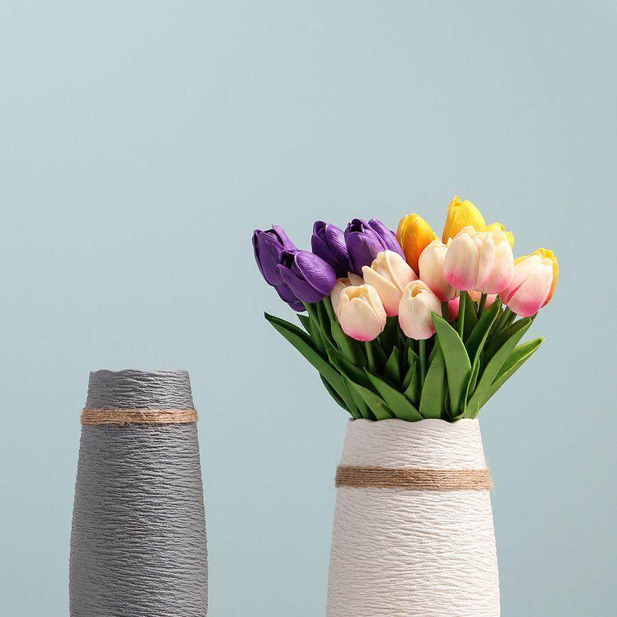 简约花瓶摆件客厅插花干花北欧创意家居装饰品电视柜陶瓷摆设,纺织面料/辅料/配套,纺织机械配件,淘宝优惠券,粉丝福利购,淘宝优惠卷