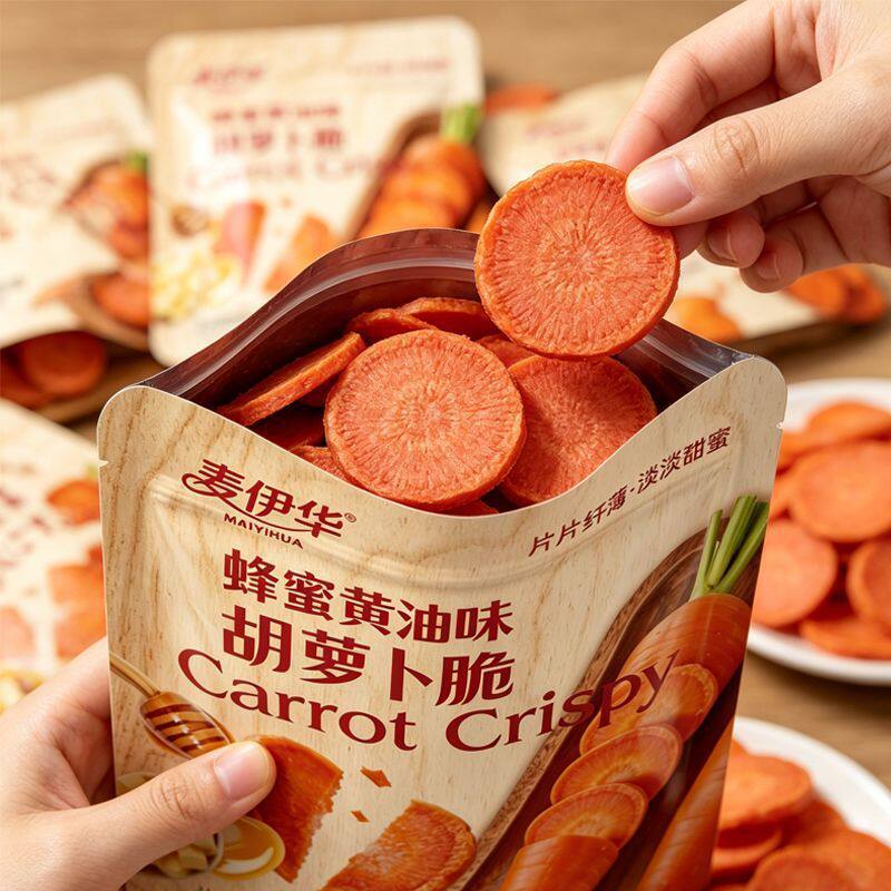蜂蜜黄油胡萝卜脆网红爆款新鲜胡萝卜追剧解馋宿舍办公室休闲零食