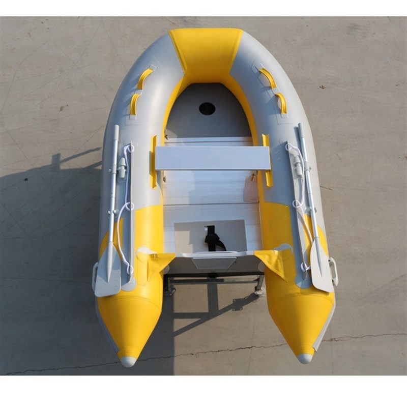 2.3米铝合金地板钓鱼船 PVC充气船 加厚耐磨海钓船 运动橡胶船