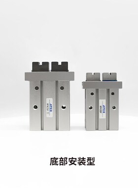 气动手指气缸平行气爪MHZL2-/MHZ2-16D/10D/20/25/32/40D/S夹具D2