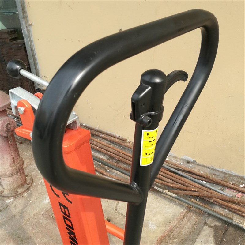 【手动液压车】简易轻便350kg油桶搬运车DP运输手动液压设备车