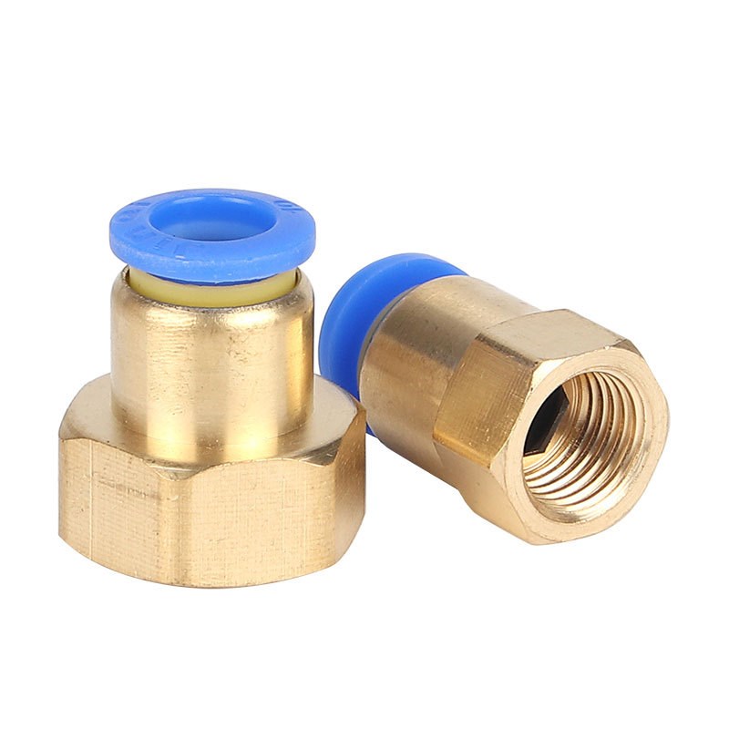 PCF8-02气动接头内螺纹快插气管快速接头4-01内丝10-03直通12-04