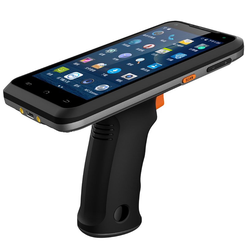 PL-55L数据采集器4G安卓PDA工业手持终端RFIDIC卡读写条码一体机