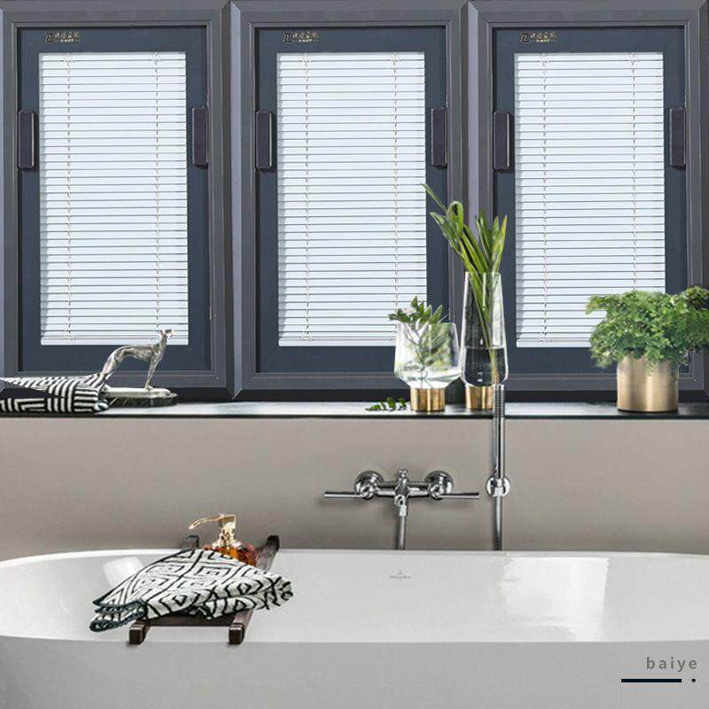 磁控百窗叶铝金玻璃内置开窗家用合卫R5n8mdiJ内生间防水遮光厨房