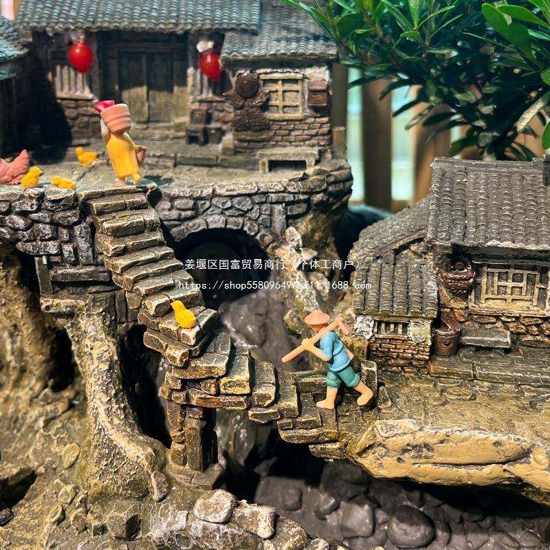 天台华莲微景观流古法鱼缸水环造态景过循滤器养鱼水生缸庭OAC院,家居饰品,流水摆件,淘宝优惠券,粉丝福利购,淘宝优惠卷