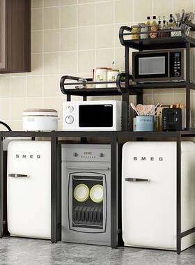 小型冰箱架置物架侧子面落上方IQV洗碗机顶地部家用厨房多层微波