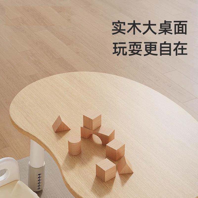桌幼读儿花生桌桌玩小书桌具家用宝宝花生桌阅小桌子课桌实木园儿