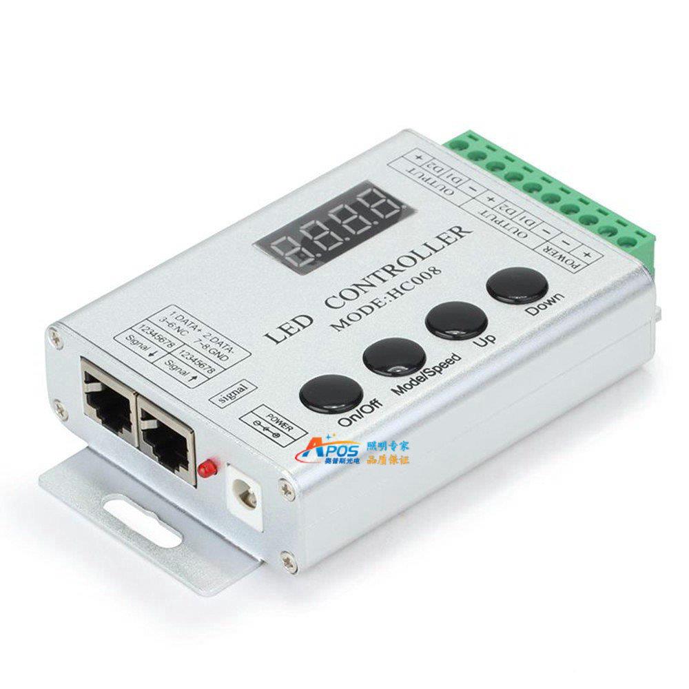 铝制壳1HC008幻彩灯带灯条控制器81I2C2812IC追逐跑马ORY全彩RGB