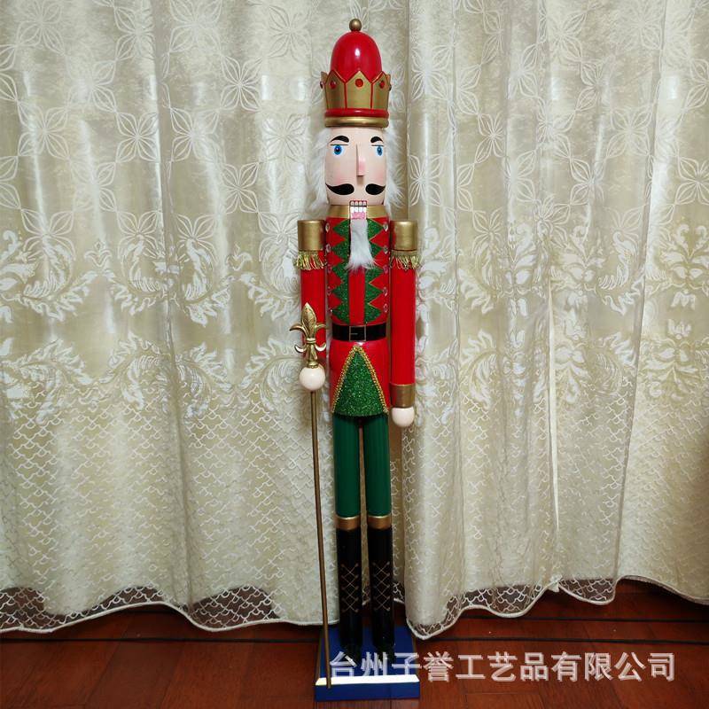 1胡.0601601米胡桃子夹2胡025新款桃夹子大尺寸桃人胡桃士兵圣诞