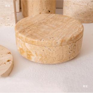 饰厨房661瓶调味罐收纳罐物罐 饰品茶几美储家居装 黄洞石式 复古装