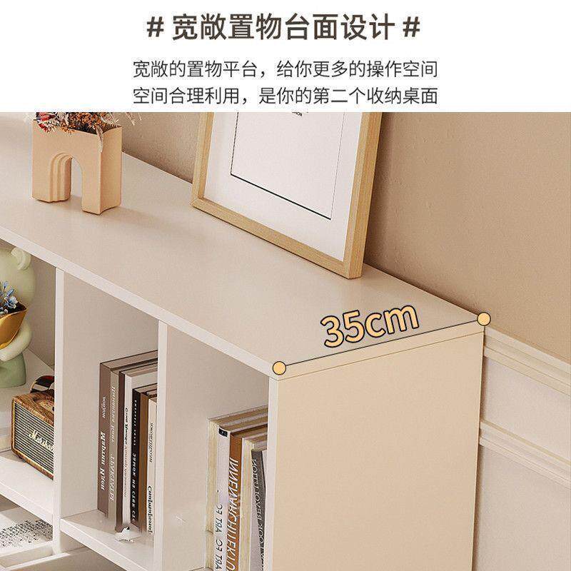 格子柜自组合书柜架一地体靠由墙架落SPZ矮柜储物柜隔断收书纳柜