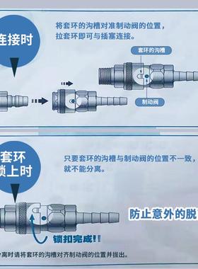 快速接头2120-2IWTP210-P4SP6P210-210-3S43S6P气管C式接
