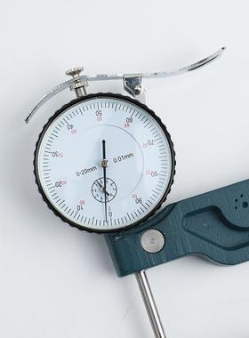 SHH指针百分大跨度深喉测厚规厚大度表测M头测厚2仪0-10-20MM70M