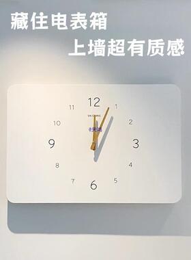 表电箱装遮10032548饰画感配电箱遮挂挡装饰画电闸电箱免打孔挡箱