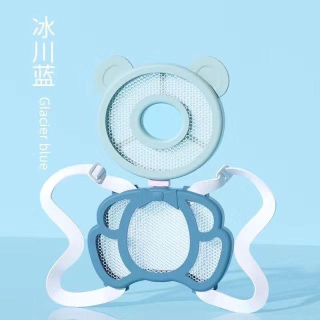 乐萱天透宝赠宝防摔头部保护气垫护头枕幼儿MKL童学步学走横带夏