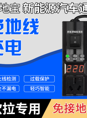 欧拉黑猫IQ白猫R1R2好猫地线接地宝转换器延长线新能源车充电插座