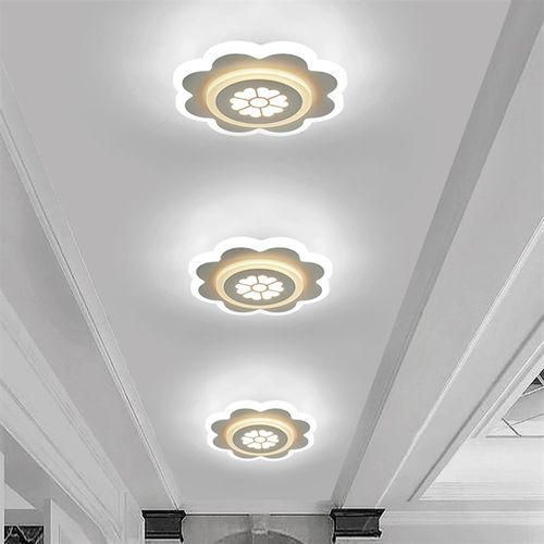 过道灯走廊灯LED梅花玄关入户灯创意简约现代筒灯射灯嵌入式暗装