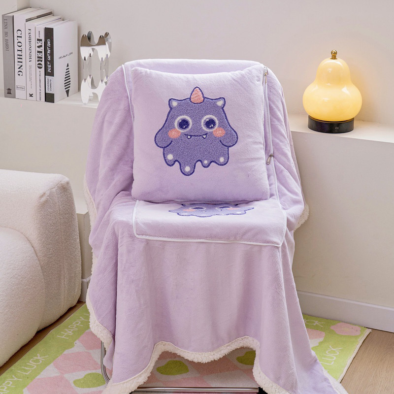 多功能抱枕毯子两用儿童车载靠枕客厅沙发靠垫公室宿舍午休毯冬