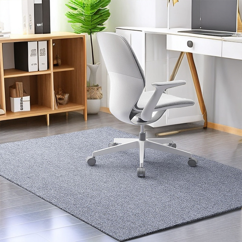 电脑椅地垫长方形垫子地垫书房办公室办公椅转椅椅子防滑免洗地毯