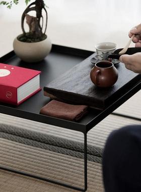 简约铁艺茶台榻榻米飘桌窗飘小桌子铁艺窗小茶几IFT飘窗台小铁艺