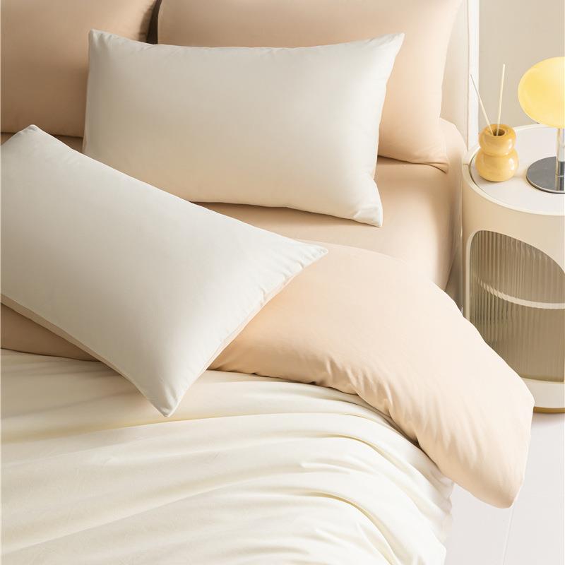 母婴6支纯棉加厚保磨毛暖四件套0全棉单XOM被套秋冬款床上用级品4