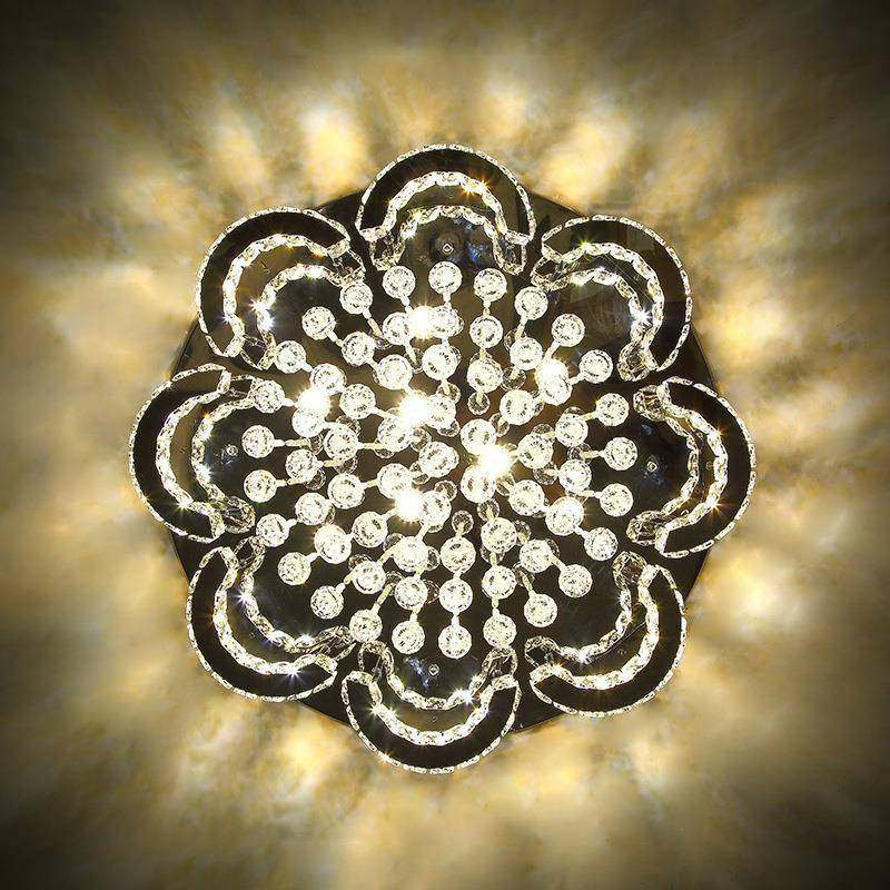 晶灯形厅主灯led吸顶灯简圆约现代轻奢大气无品牌/卧客室灯餐厅灯