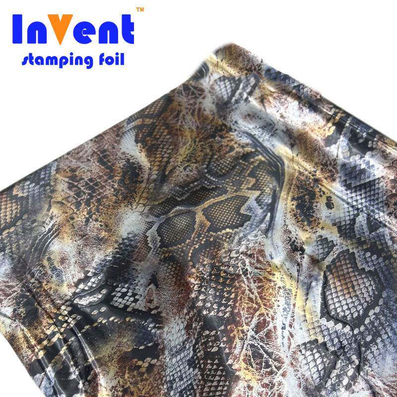 12u75C水M蛇布料烫金纸花服装纺膜织洗丝纹168印烫金浆膜印箔