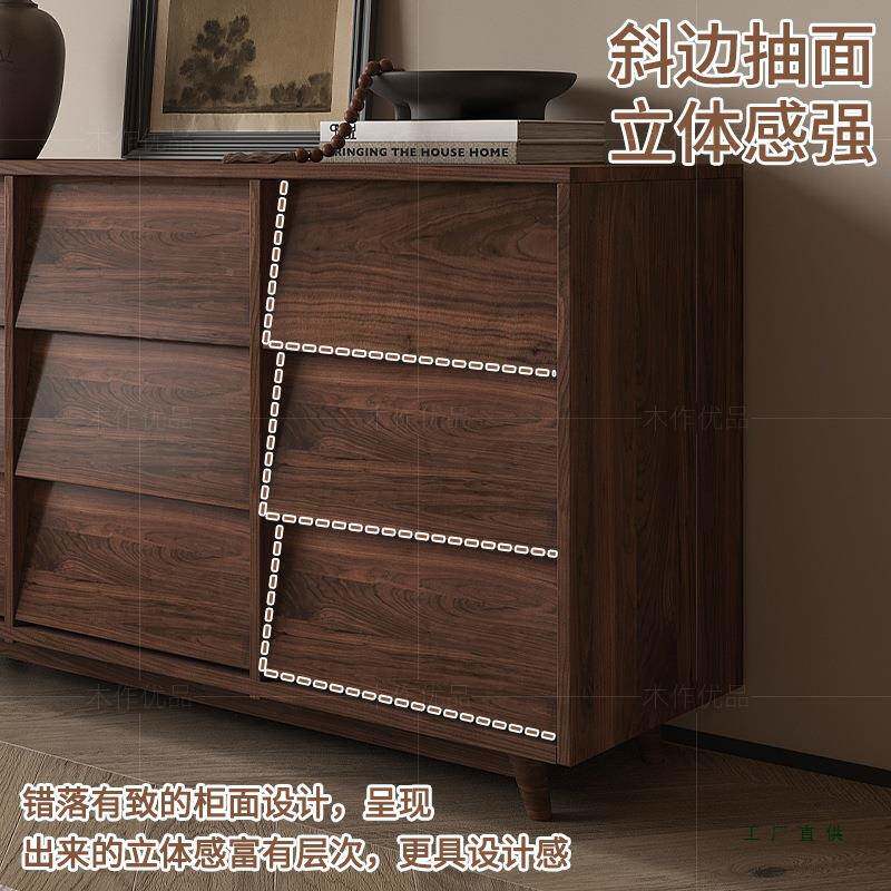中柜古风实木九985斗多层矮柜抽客屉柜厅餐边柜法古式复斗柜卧室
