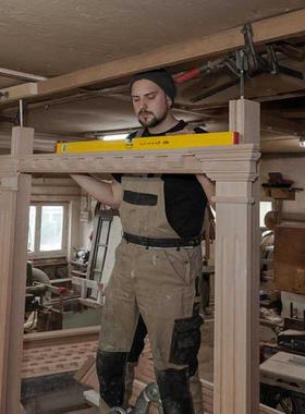 金德国德宝水平尺强80AS型水平仪60914防摔加型铝合靠尺防滑盖西