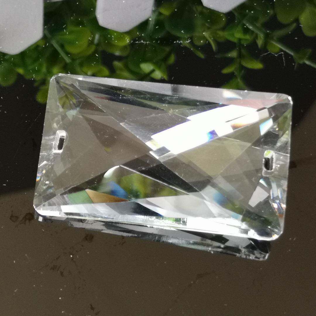 浦江m工厂50m长条灯饰晶配水晶UDW灯水饰配件件吊灯台灯水晶配件