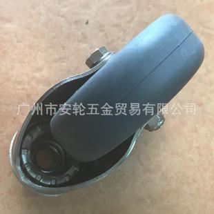 国TENTE德3寸TmPR带刹车脚轮不锈钢支架28575m孔顶车轮静音