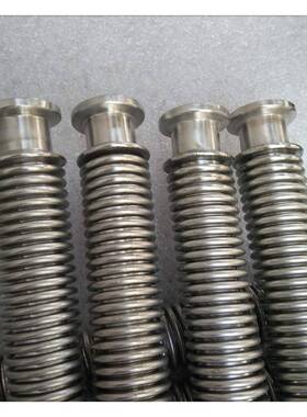 源头厂家管3不04锈钢法兰式金编属软管4分6分波DN150*3.纹不锈钢