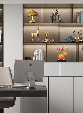 奢高端大气酒上档次摆件现代高老板领导ltao7251办档公室柜装饰品