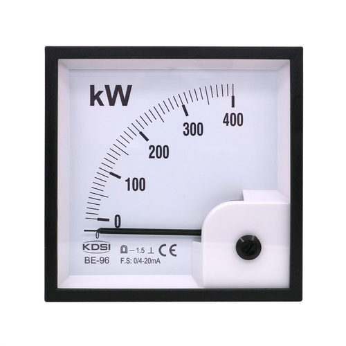 供应 kdsi指针式功率表BE-96 DC4-20mA 400KW 电流输入4-20mA