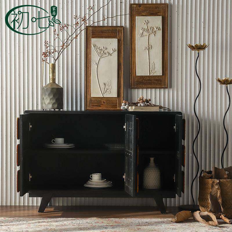 式复古4116边格子把手个性餐柜家用入户走廊断柜子创意实木玄关美,农机/农具/农膜,其它农用工具,淘宝优惠券,粉丝福利购,淘宝优惠卷
