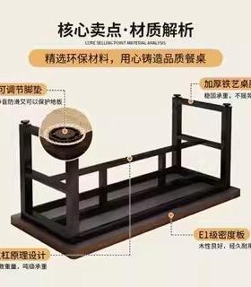 桌子餐饮业商桌用复古工风餐餐ZVC厅小酒馆专用子烘焙甜品店桌椅