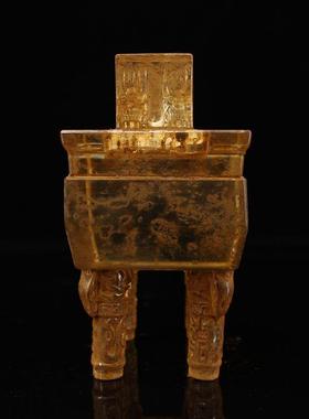 厂家收藏杂古玩复古工艺瑰岚米玲鼎品晶做旧舍利家居水摆项饰