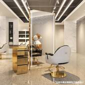 高端美廊发店镜MIO台时尚 简潮约剪发镜LED灯奢款 理发镜台发专用轻
