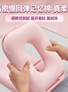 小学生午睡枕冰丝便式可折叠课趴睡桌儿携童F99H96JM趴枕初趴中生