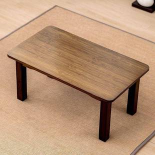 老式用实榻米小桌NLV子坐地吃饭木矮桌飘窗茶榻几写字桌工厂家直