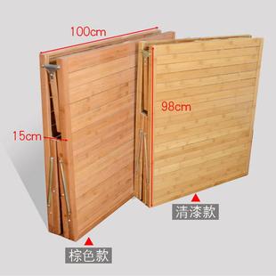 折床叠床777床单人家用床多规格折叠双人经济型竹午休办公床室折