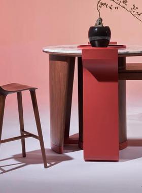 用国台多功QQB能桌北美黑胡桃台木茶组加岛台合家旋风茶台