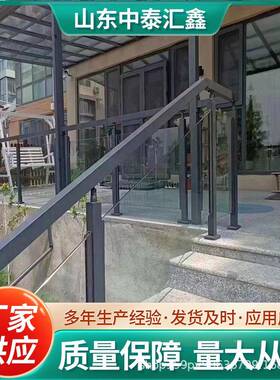 201/304不钢玻璃护栏简栏约823现代玻璃杆锈扶手工程玻璃立柱护栏