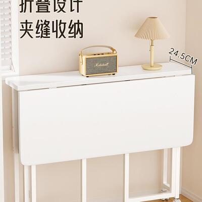 移折叠床边桌简动约家用电PVI脑桌书易架一简体学生学习书桌小型